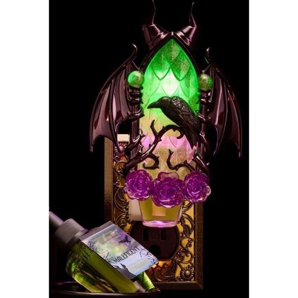 Bath & Body Works Disney Villains Maleficent Light Up Wallflower Plug In NEW - Picture 1 of 3